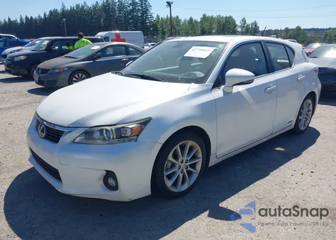 2011 Lexus Ct 200H Premium из США, поврежденный, VIN JTHKD5BH7B2042166